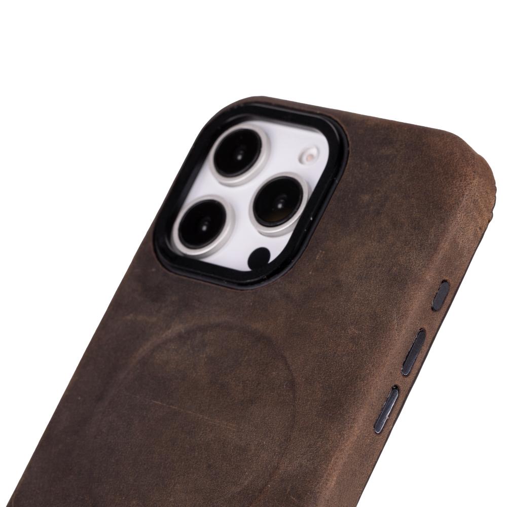 Leren hoesje voor iPhone 16 Pro Max