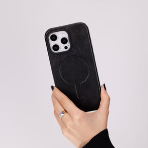 Leren hoesje voor iPhone 16 Pro