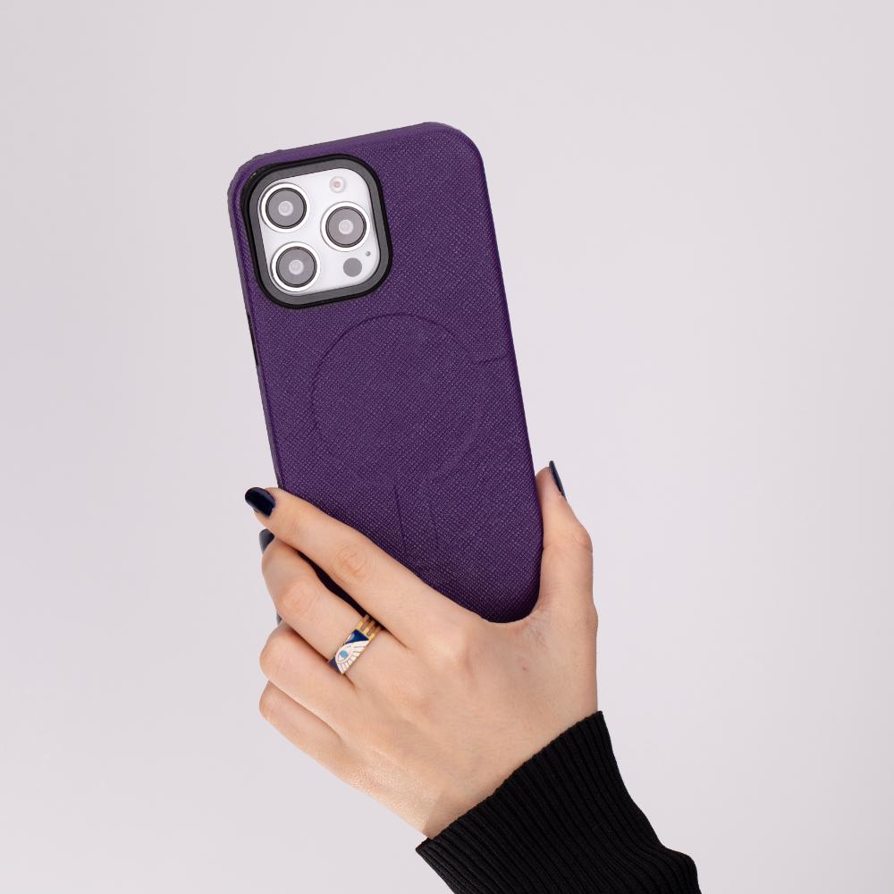 Leren hoesje voor iPhone 16 Pro