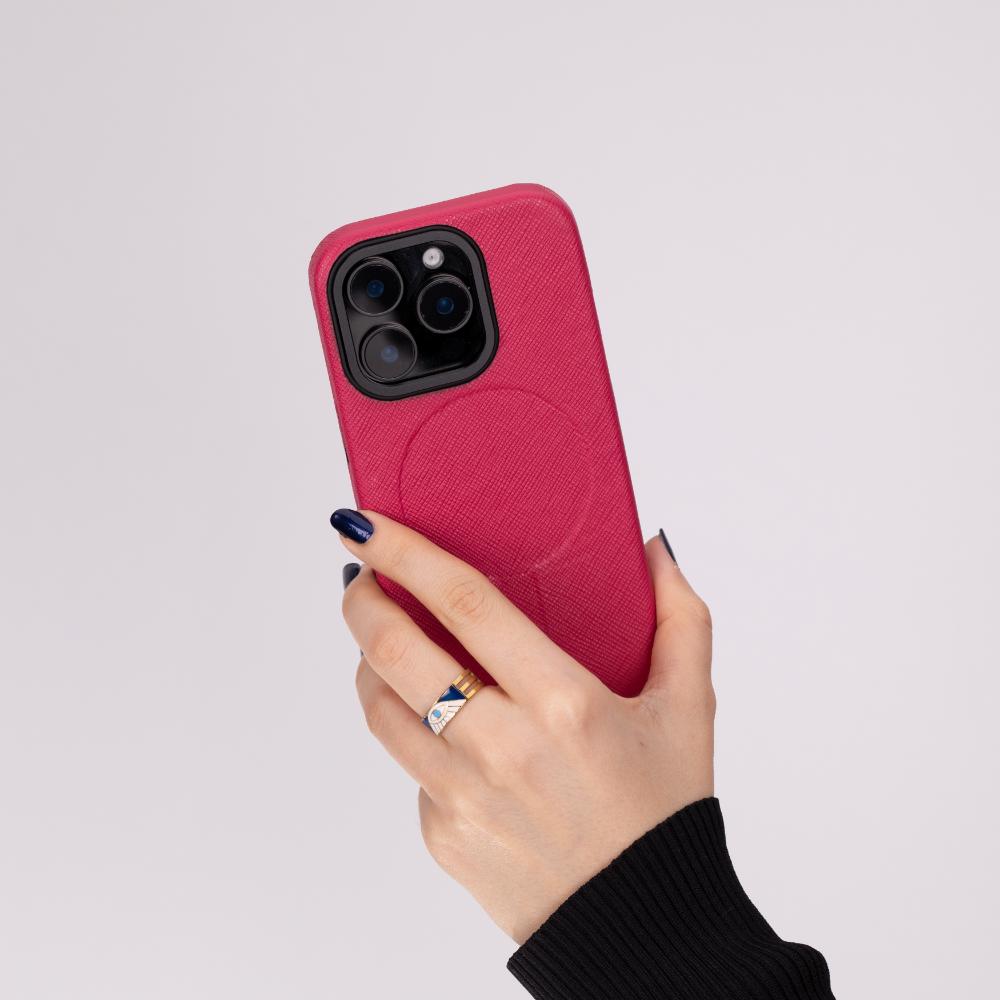 Leren hoesje voor iPhone 16 Pro